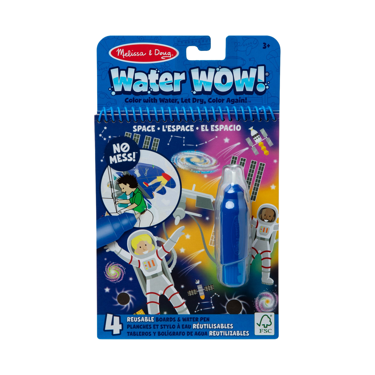 Melissa & Doug Water Wow! Space, box front