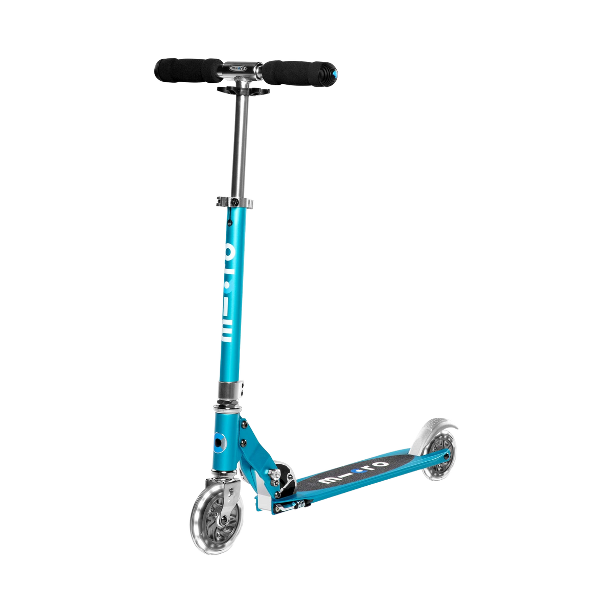 Micro Sprite Light Up Kids Scooter, Ocean Blue, 1