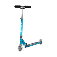 Micro Sprite Light Up Kids Scooter, Ocean Blue, 1