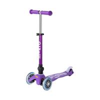 Mini Micro Deluxe Foldable 3 Wheel Scooter, Purple, 1