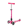 Mini Micro Deluxe LED Foldable 3 Wheel Scooter, Pink, 1