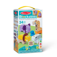 Melissa & Doug Blockables Safari Play Set