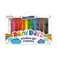 OOLY Rainy Dayz Window Gel Crayons, box front