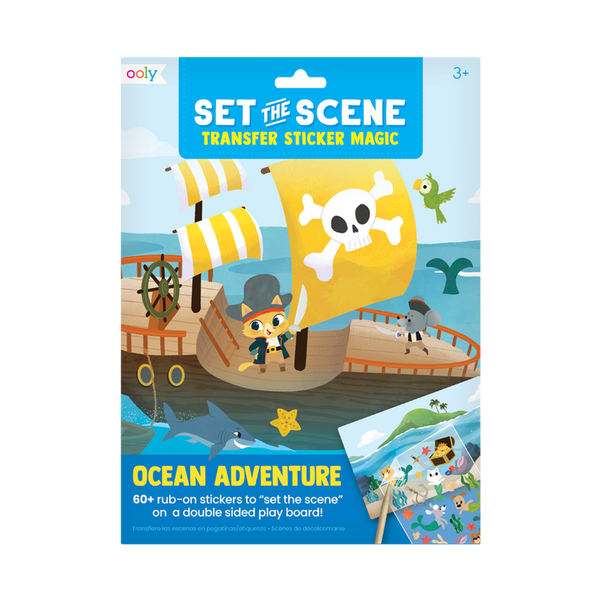 OOLY Set the Scene Transfer Sticker Magic, Ocean Adventure packshot