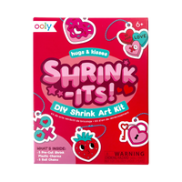 OOLY Shrink-its! Hugs & Kisses DIY Shrink Art Kit, box front