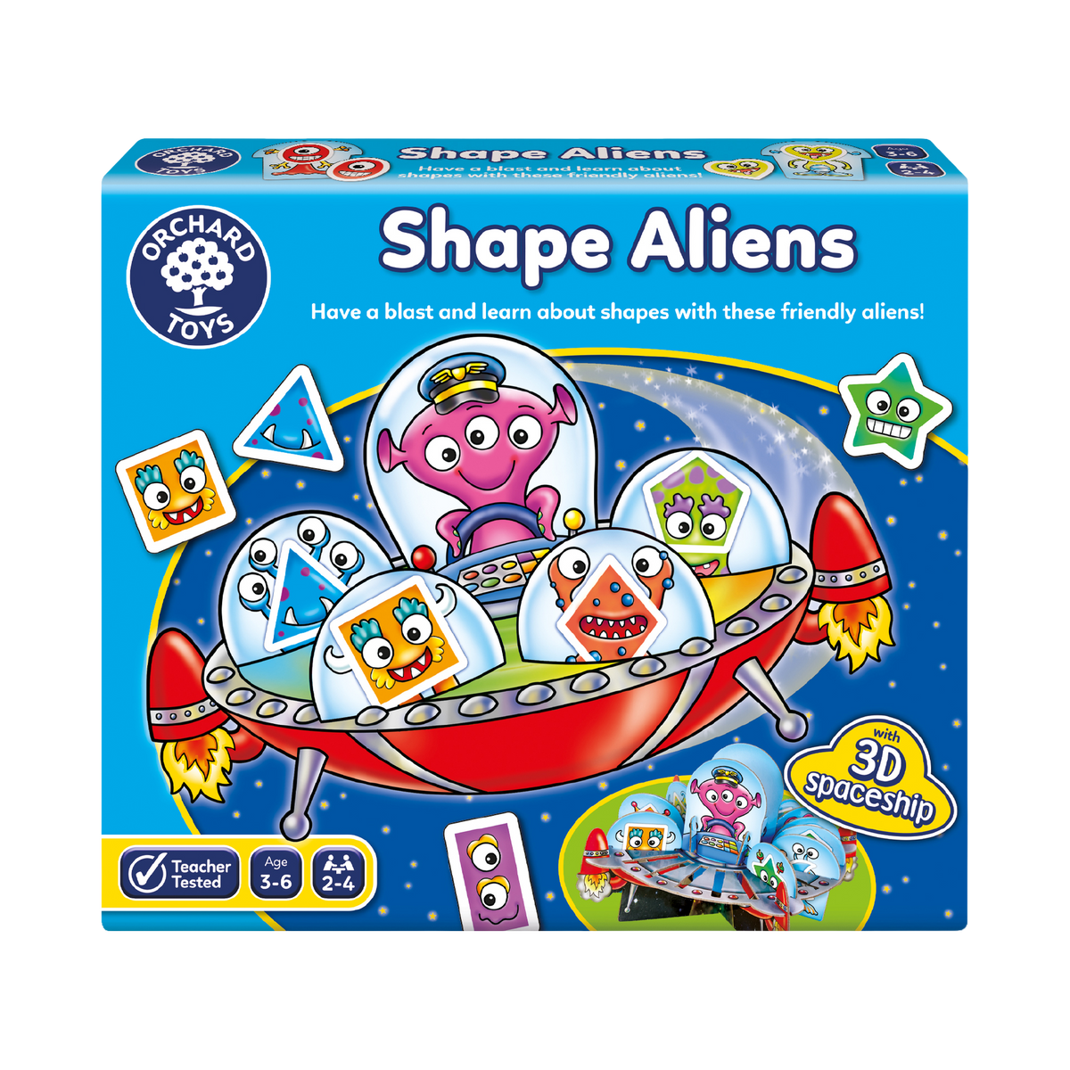 Orchard Toys Shape Aliens, box front