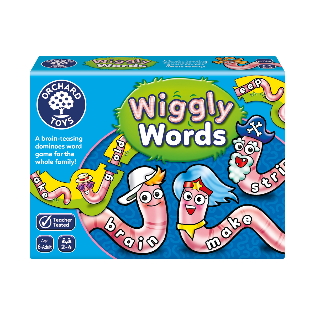 Orchard Toys Wiggly Words, box front