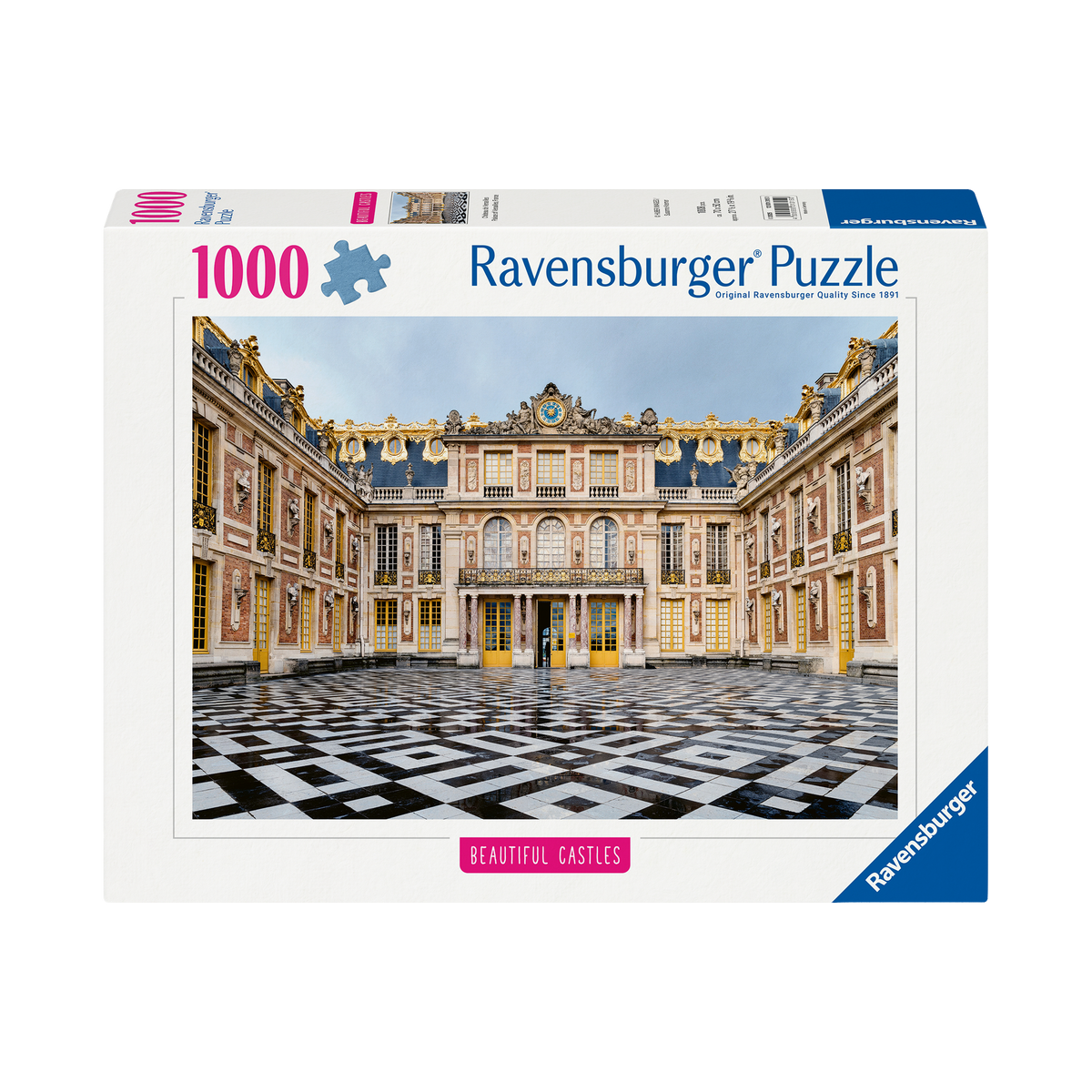 Puzzle: Beautiful Castles - Palace of Versailles, France - 1000 Piece, box front