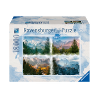 Puzzle: Castle through the Seasons - 18000 Piece, box front