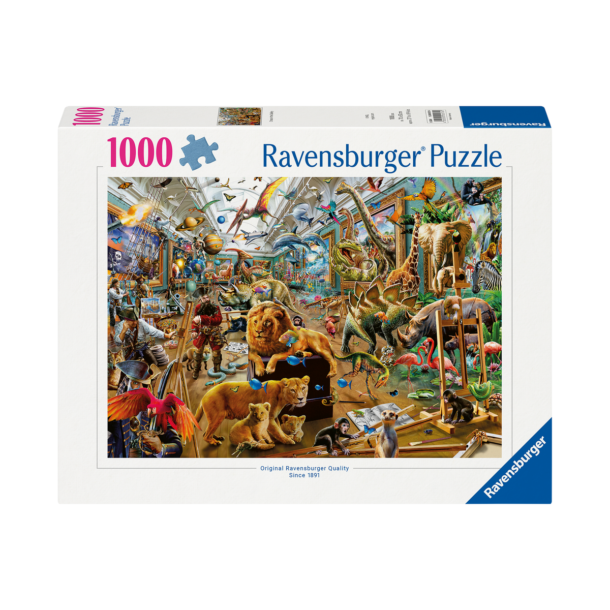Puzzle: Chaos in the Gallery - 1000 Piece, box front