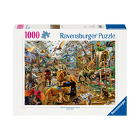 Puzzle: Chaos in the Gallery - 1000 Piece, box front