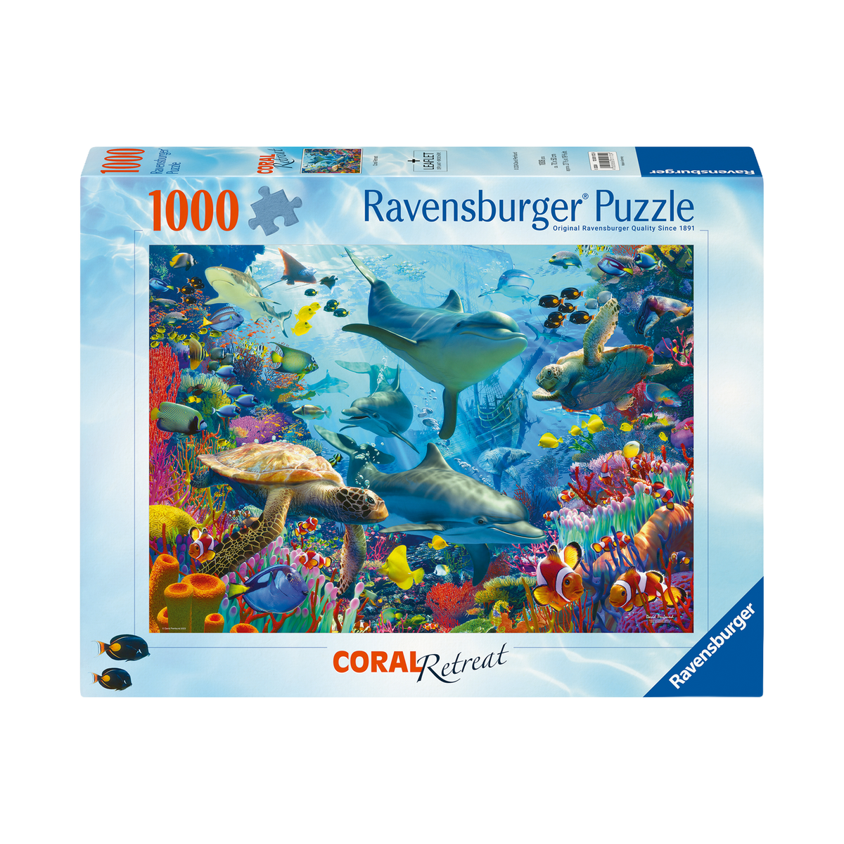 Puzzle: Coral Retreat - 1000 Piece, box front