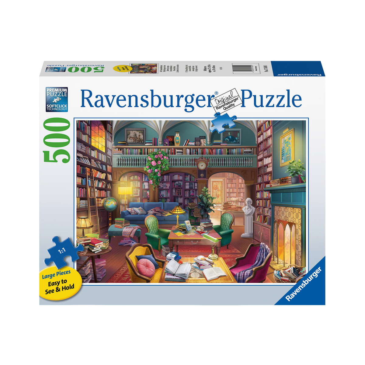 Puzzle: Dream Library - 500 Piece, box front