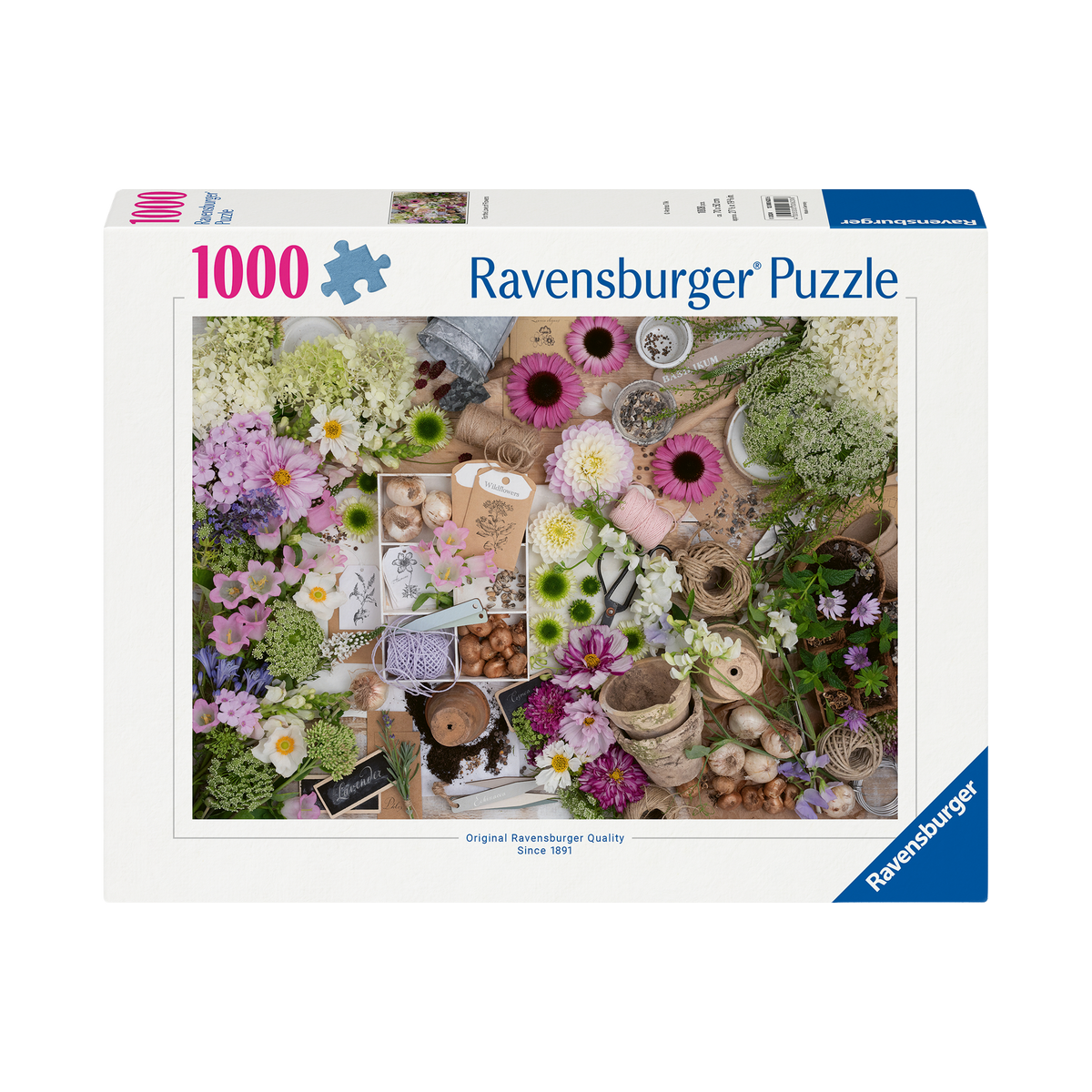 Puzzle: For the Love of Flowers - 1000 Piece, box front