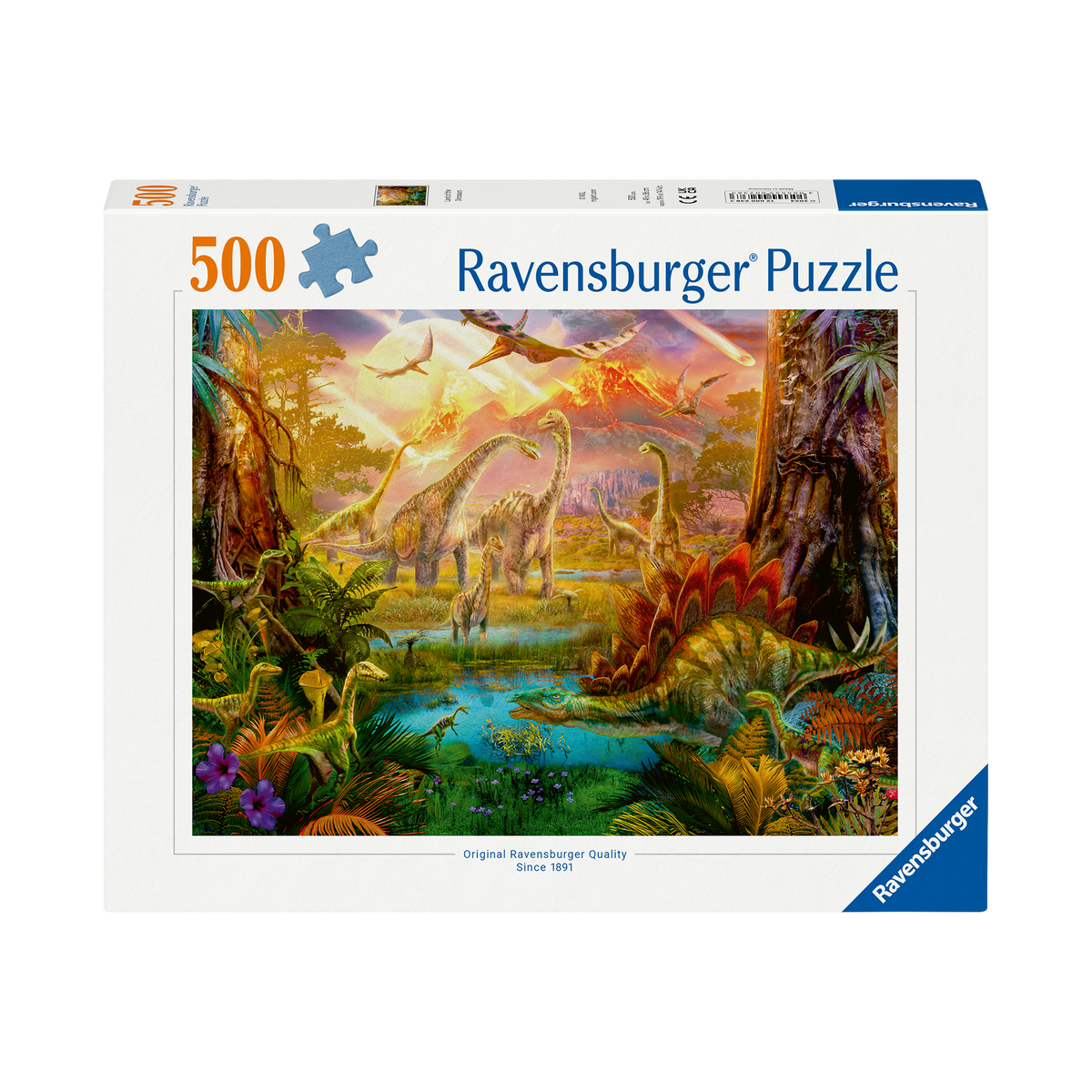 Puzzle: Land of the Dinosaurs - 500 Piece, box front