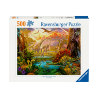 Puzzle: Land of the Dinosaurs - 500 Piece, box front