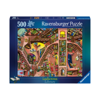 Puzzle: Ludicrous Library - 500 Piece, box front