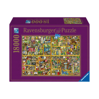 Puzzle: Magical Bookcase - 18000 Piece, box front