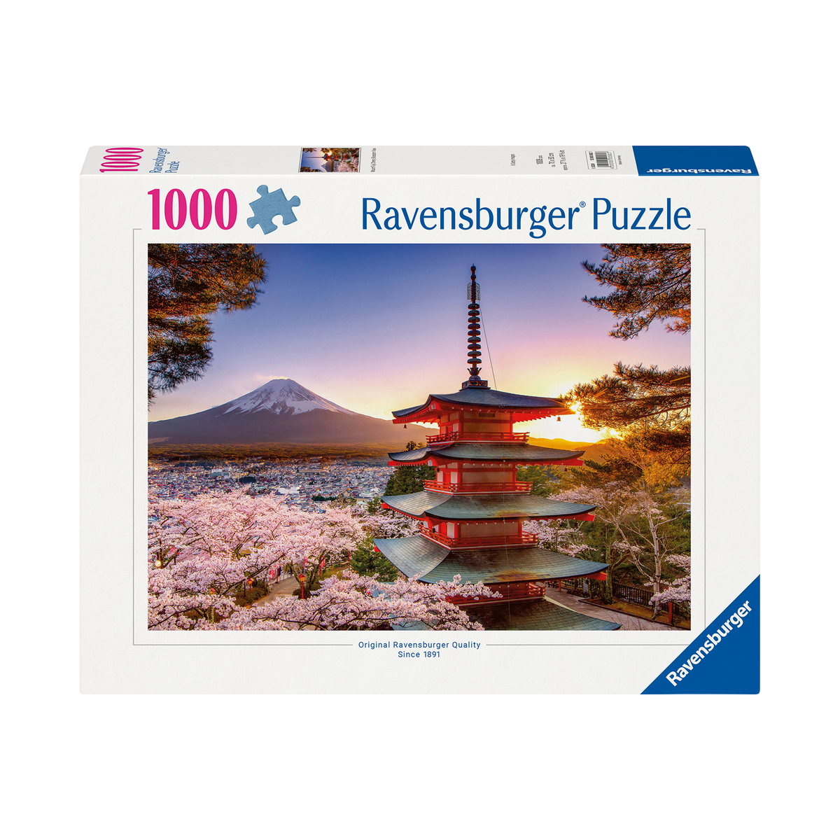 Puzzle: Mount Fuji Cherry Blossom View - 1000 Piece, box front