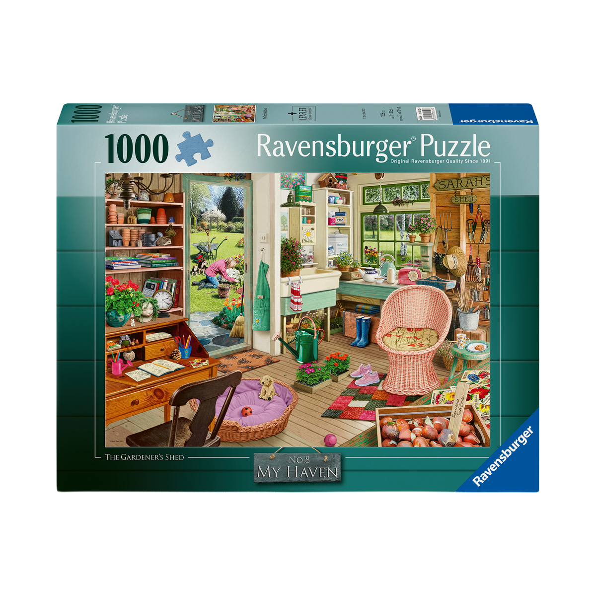 Puzzle: My Haven No. 8 - The Gardener's Shed - 1000 Piece, box front