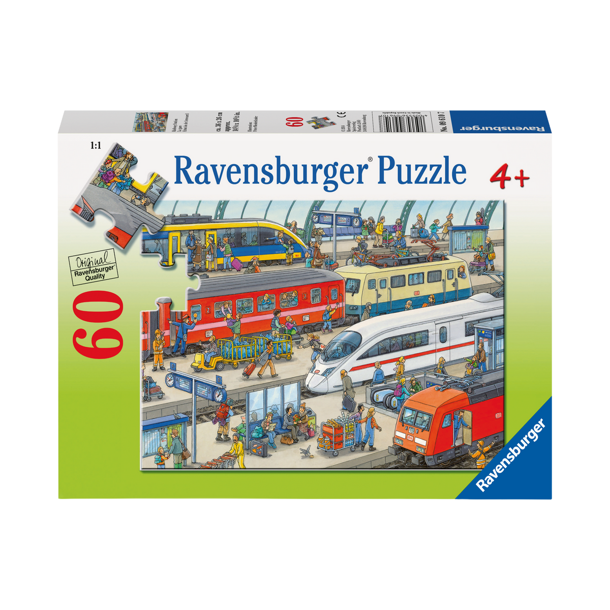 Puzzle: Railway Station - 60 Piece, box front