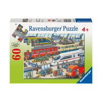 Puzzle: Railway Station - 60 Piece, box front