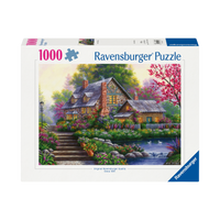 Puzzle: Romantic Cottage - 1000 Piece, box front