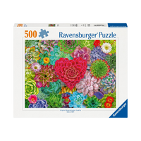 Puzzle: Succulent Love - 500 Piece, box front