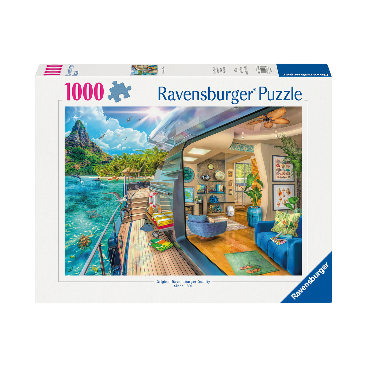 Puzzle: Tropical Island Charter - 1000 Piece, box front