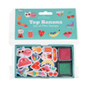 Rex London Set of Mini Stamps, Top Banana packshot