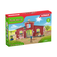 Schleich Large Barn with Animals and Accessories, box front