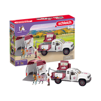 Schleich Mobile Vet with Trailer, box front