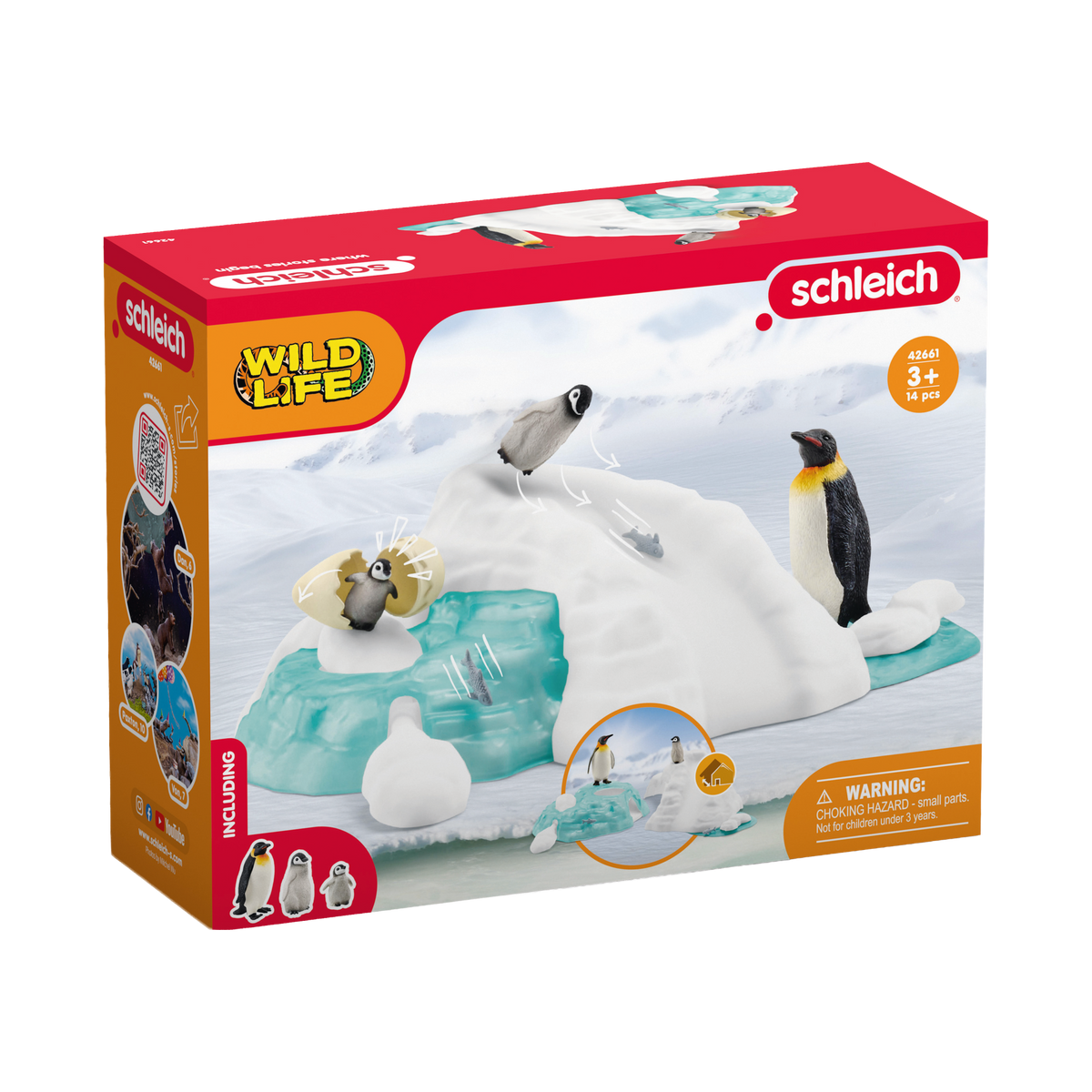 Schleich Penguin Family Fun, box front