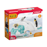 Schleich Penguin Family Fun, box front