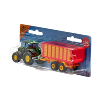 Siku John Deere with Silage Trailer, box front