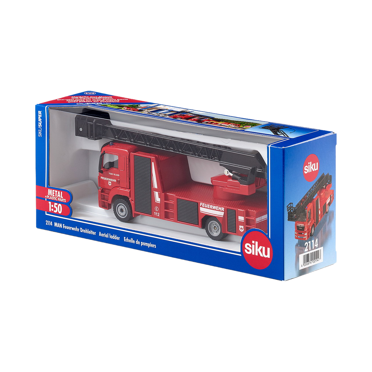 Siku MAN Aerial Ladder 1:50, box front