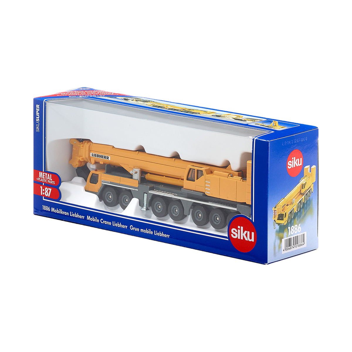 Siku Mobile Crane Liebherr 1:87, box front