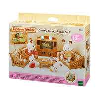 Sylvanian Families Comfy Living Room Set, box front