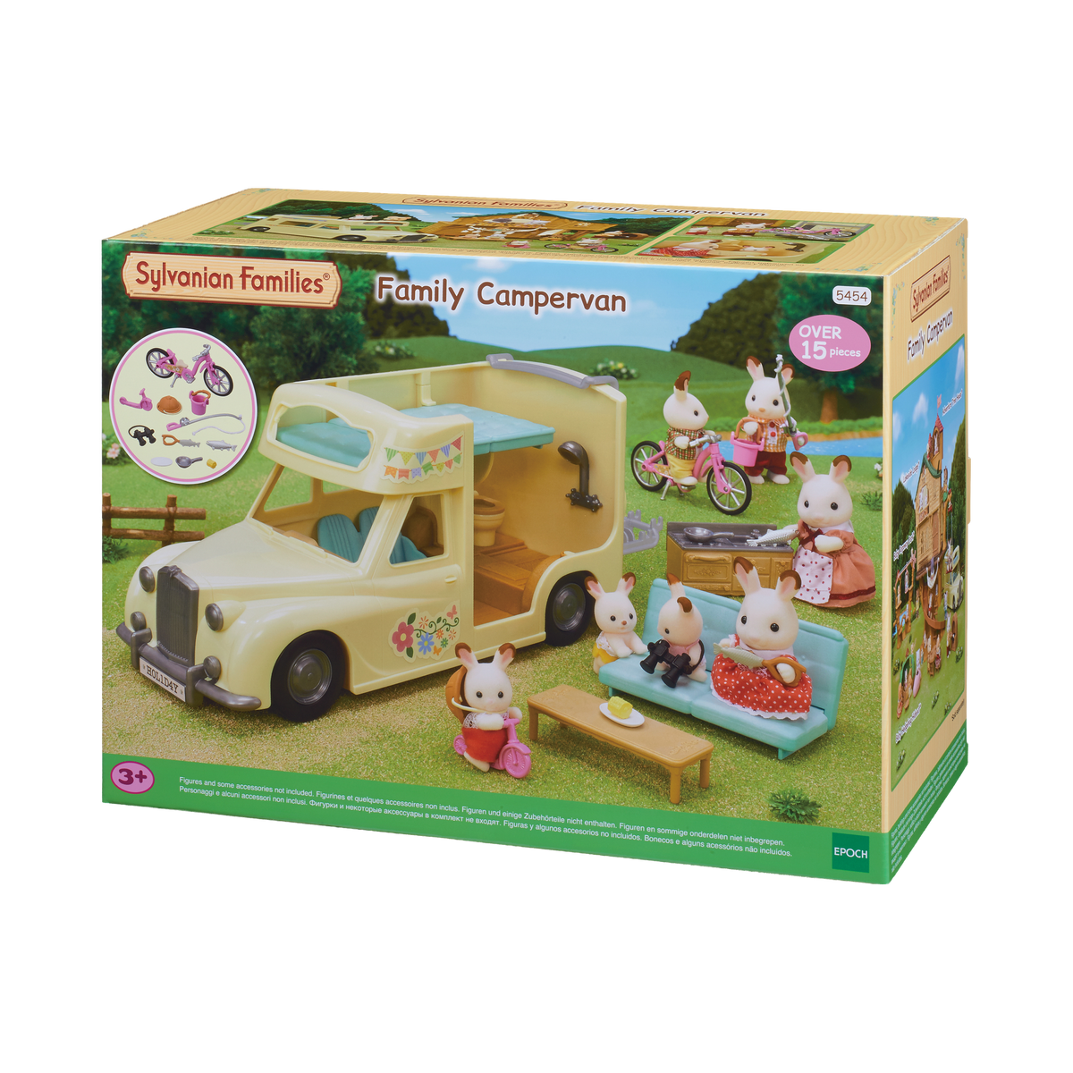 Sylvanian Families Family Campervan, box front