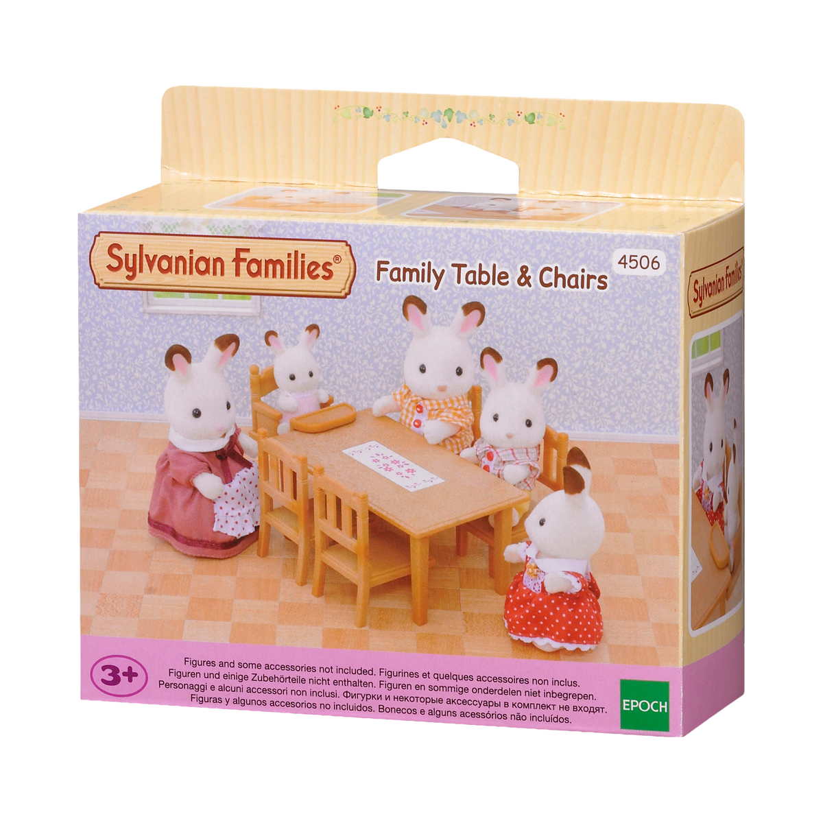 Sylvanian Families Family Table & Chairs, box front