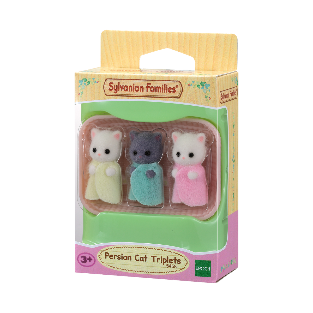 Sylvanian Families Persian Cat Triplets, box front