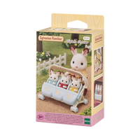 Sylvanian Families Triplets Stroller, box front