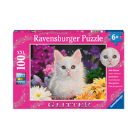 XXL Puzzle: Glitter Cat - 100 Piece, box front