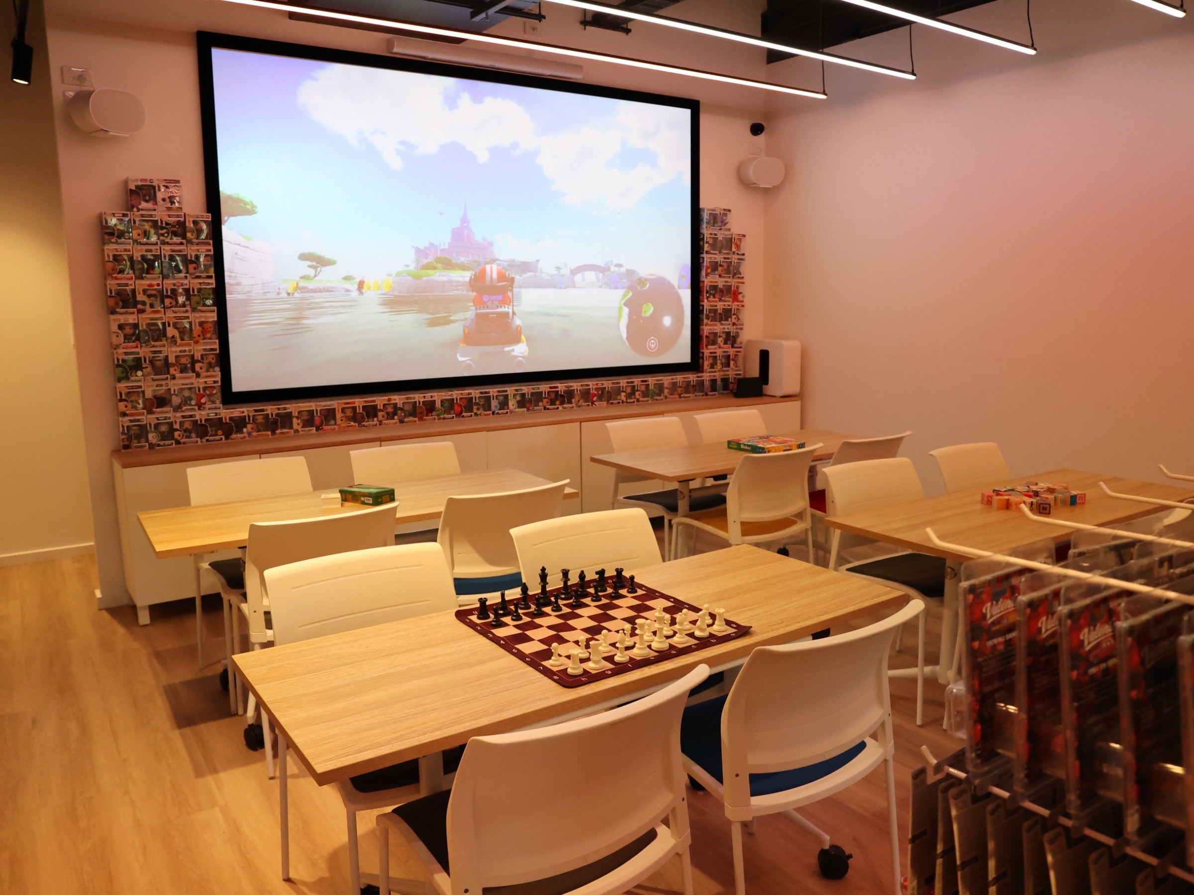The Loft at Wonderloft, set up for play
